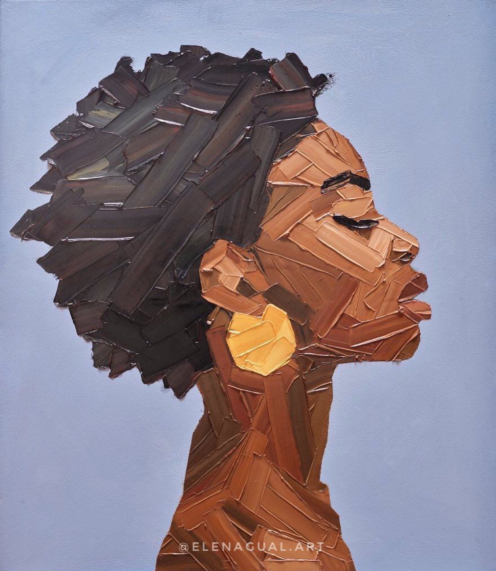 Beauty And Diversity Marvelous Female Impasto Paintings By Elena Gual Baquera 1