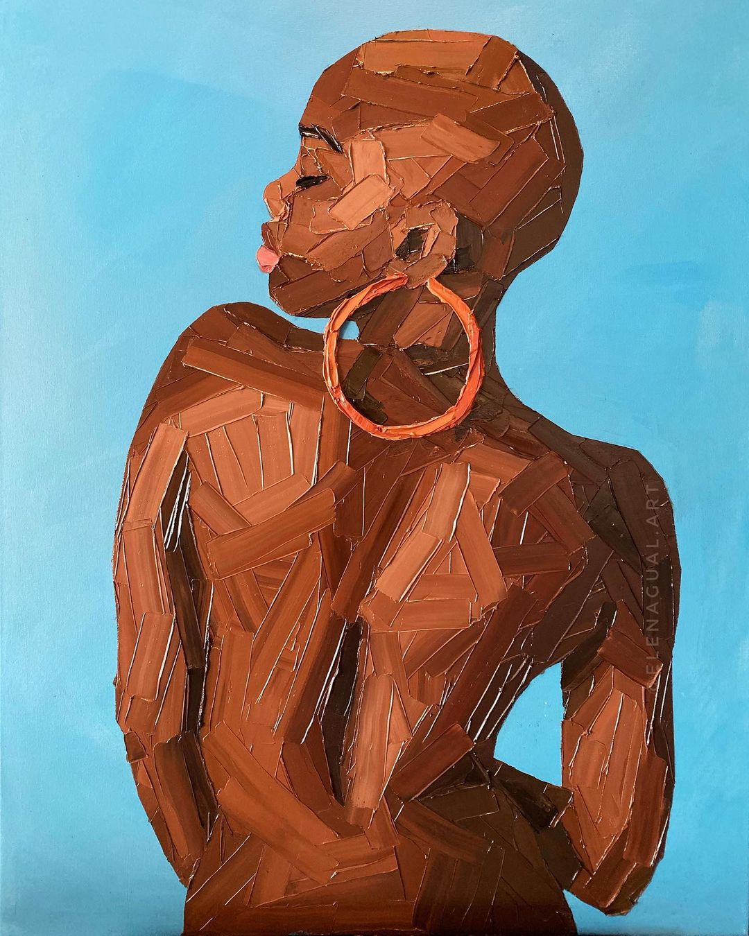 Beauty And Diversity Marvelous Female Impasto Paintings By Elena Gual Baquera 11