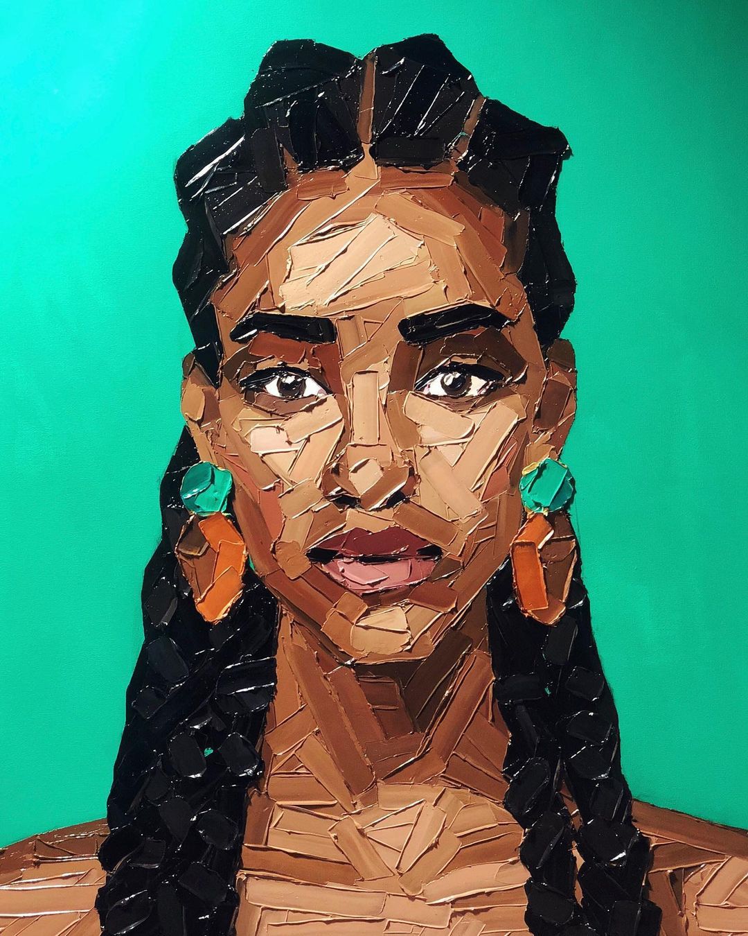 Beauty And Diversity Marvelous Female Impasto Paintings By Elena Gual Baquera 13