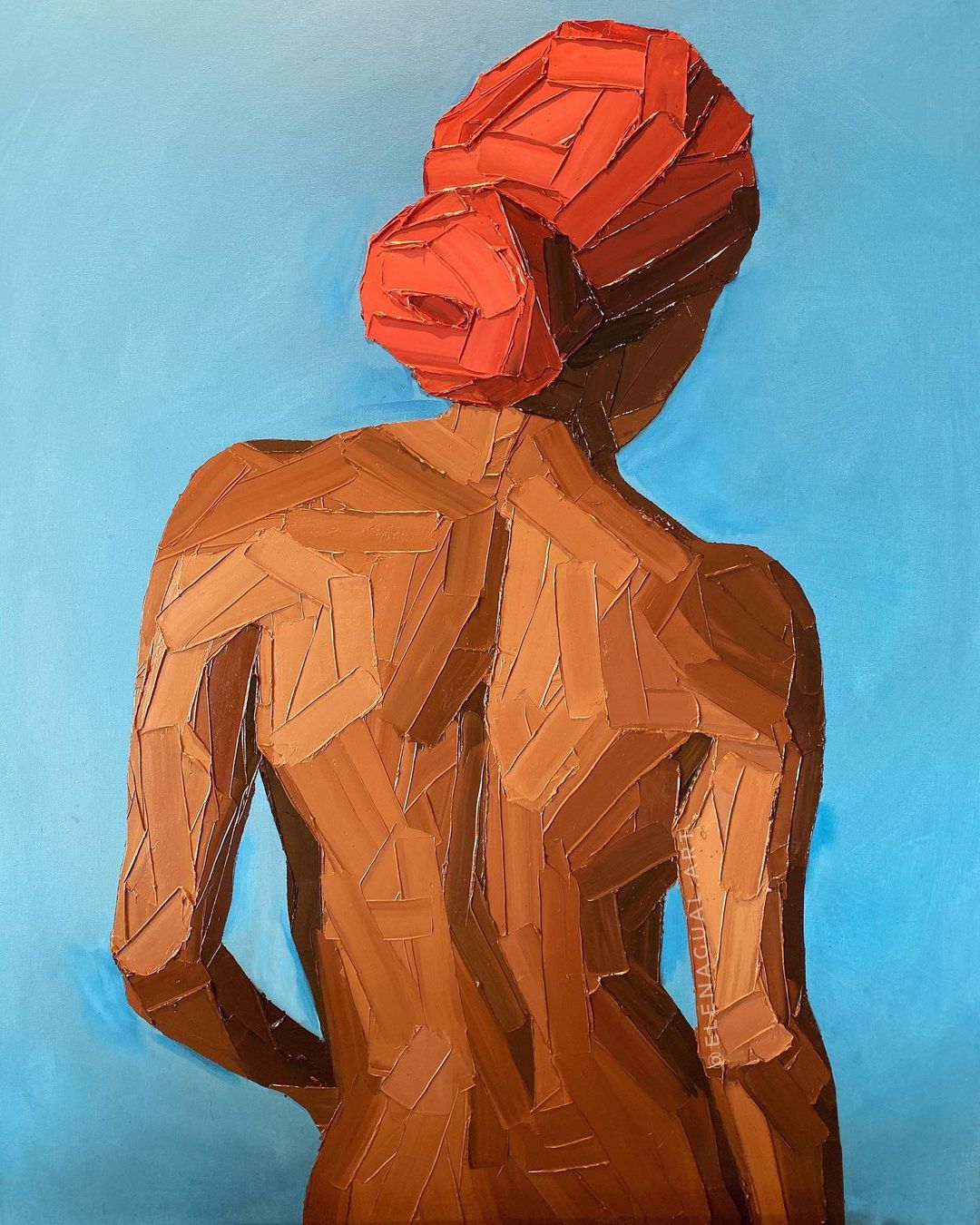 Beauty And Diversity Marvelous Female Impasto Paintings By Elena Gual Baquera 17