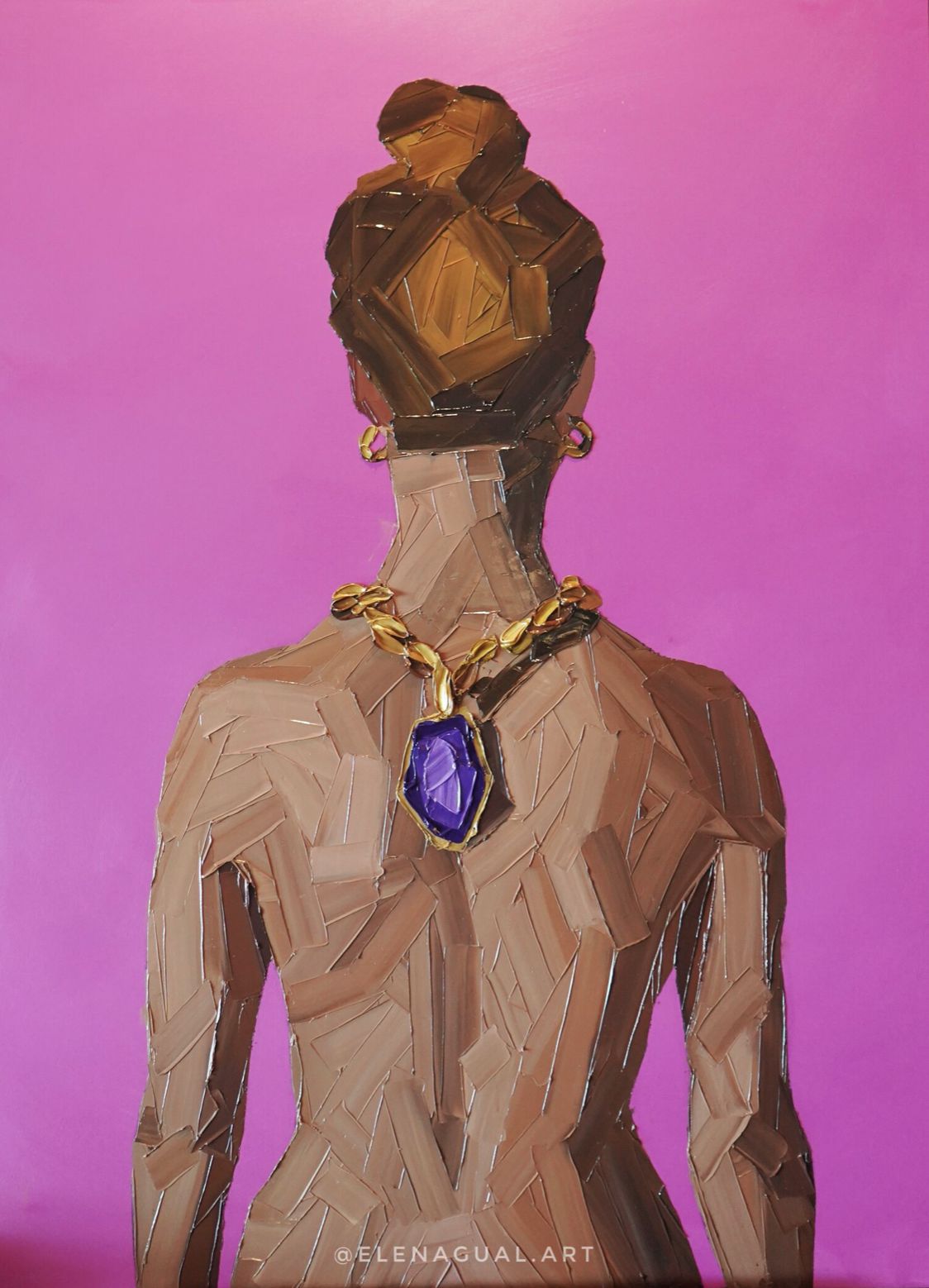 Beauty And Diversity Marvelous Female Impasto Paintings By Elena Gual Baquera 4