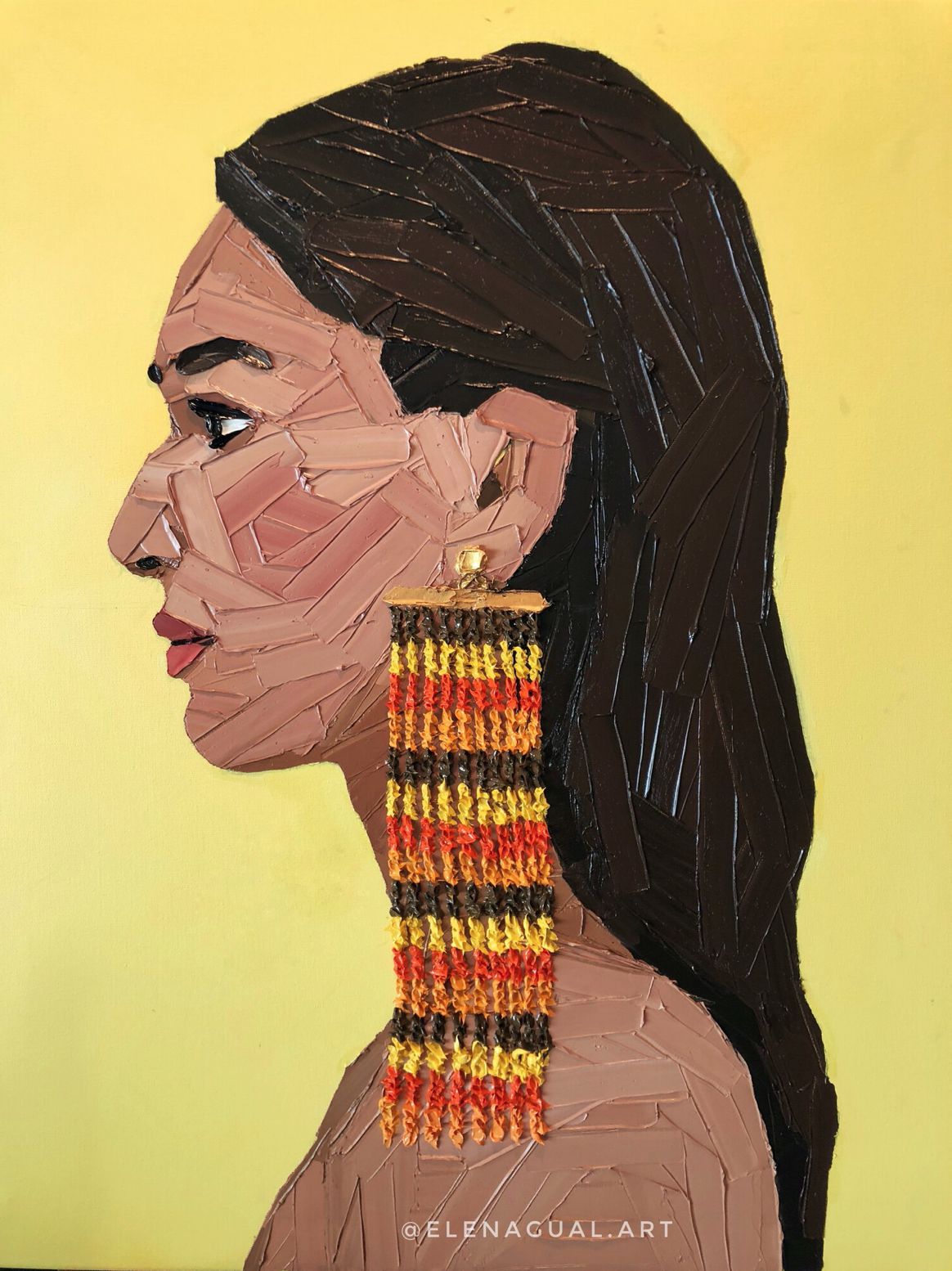 Beauty And Diversity Marvelous Female Impasto Paintings By Elena Gual Baquera 5