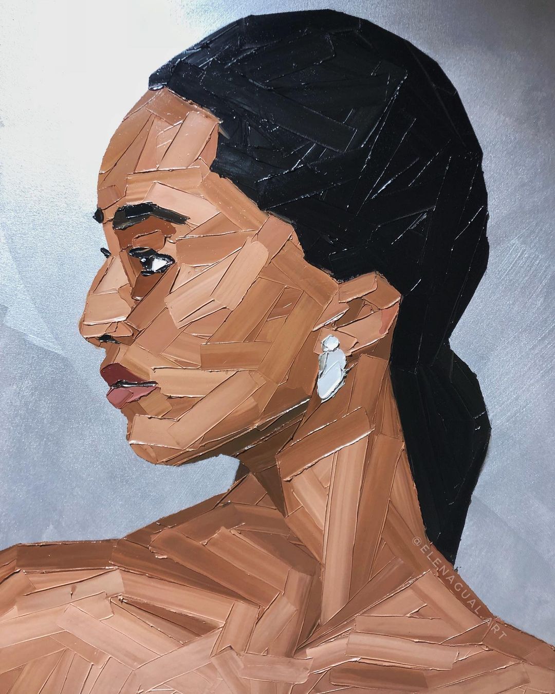 Beauty And Diversity Marvelous Female Impasto Paintings By Elena Gual Baquera 8