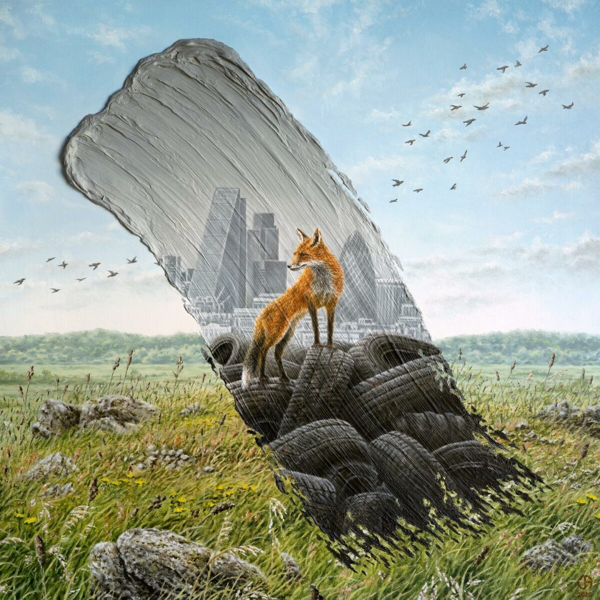 Brushstrokes In Time Thoughtful Landscape Paintings By David Amarzumjan 1