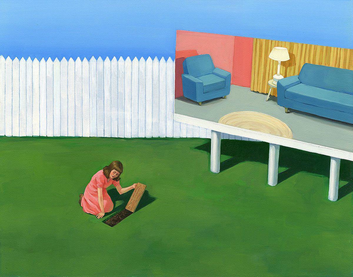 Enchanting And Intriguing Girl Paintings By Zoe Hawk 10