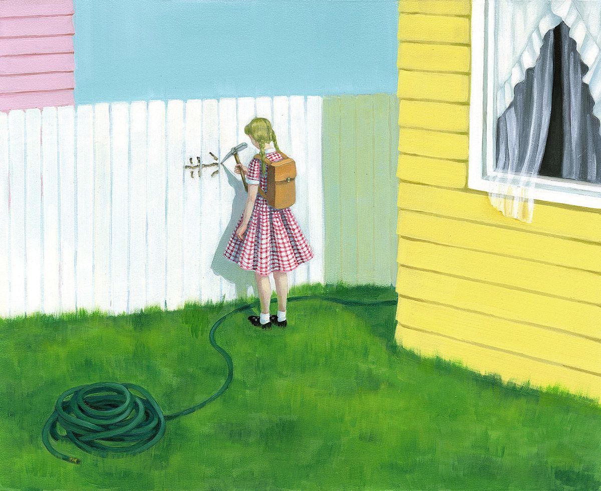 Enchanting And Intriguing Girl Paintings By Zoe Hawk 5