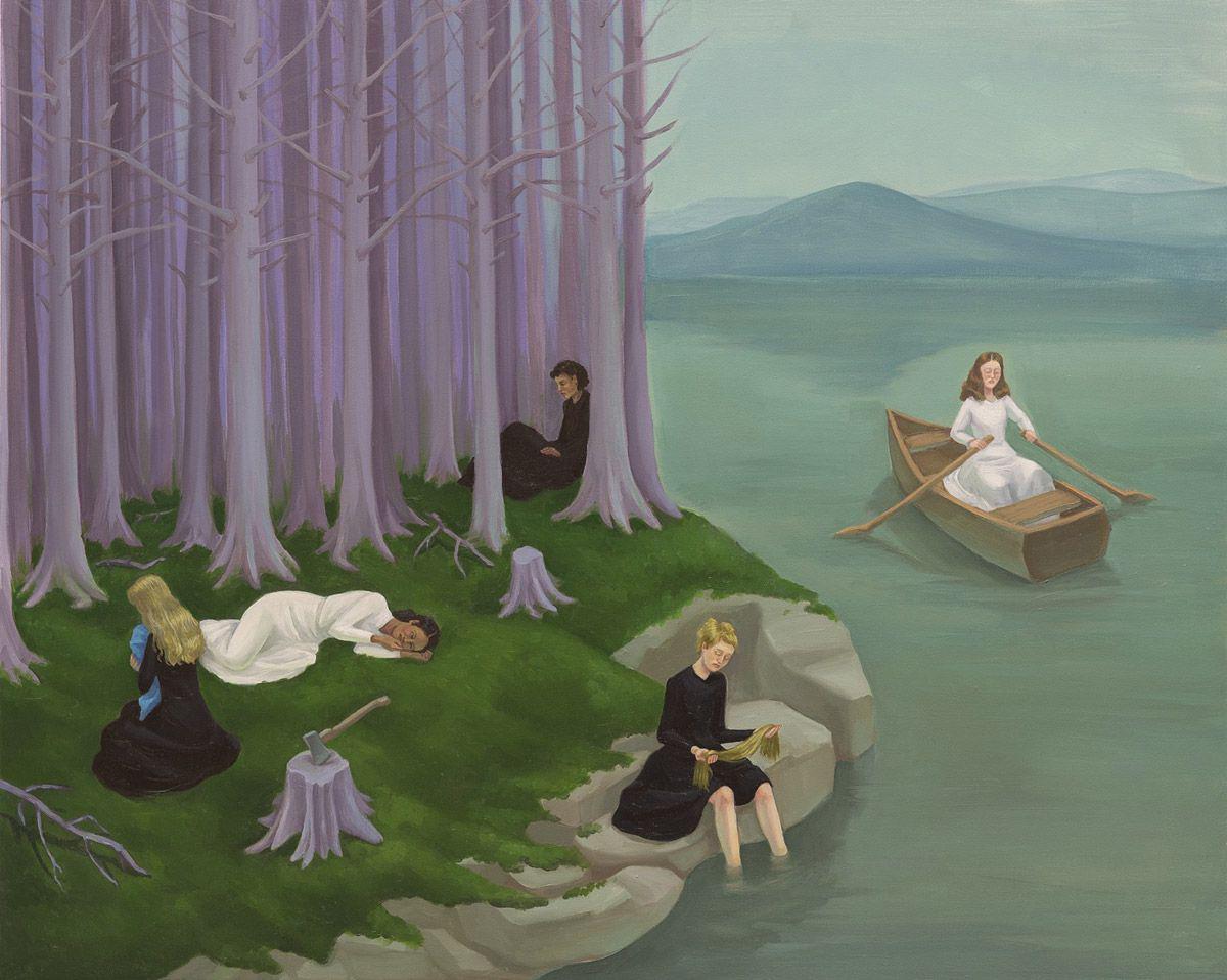 Enchanting And Intriguing Girl Paintings By Zoe Hawk 8