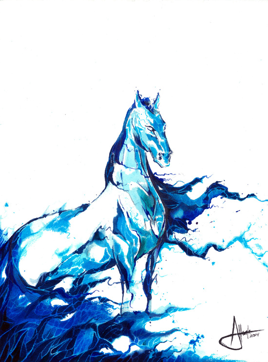 Fascinating Watercolor And Chinese Inks Paintings By Marc Allante 14