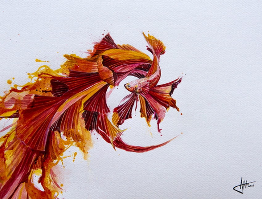 Fascinating Watercolor And Chinese Inks Paintings By Marc Allante 7