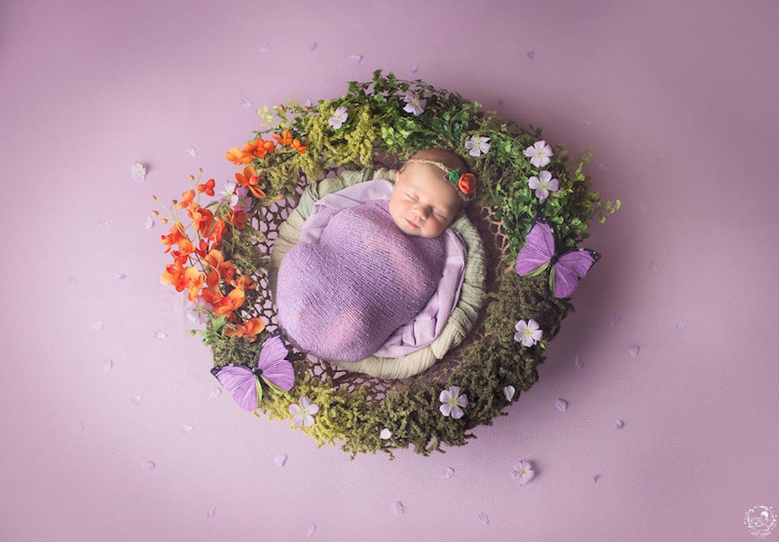 Gorgeous Photographs Of Babies In Natural Mandalas By Gaba Svarbu 12