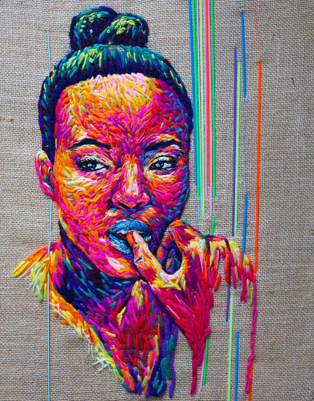 Marvelous Embroideries Made In Unusual Places By Danielle Clough 31