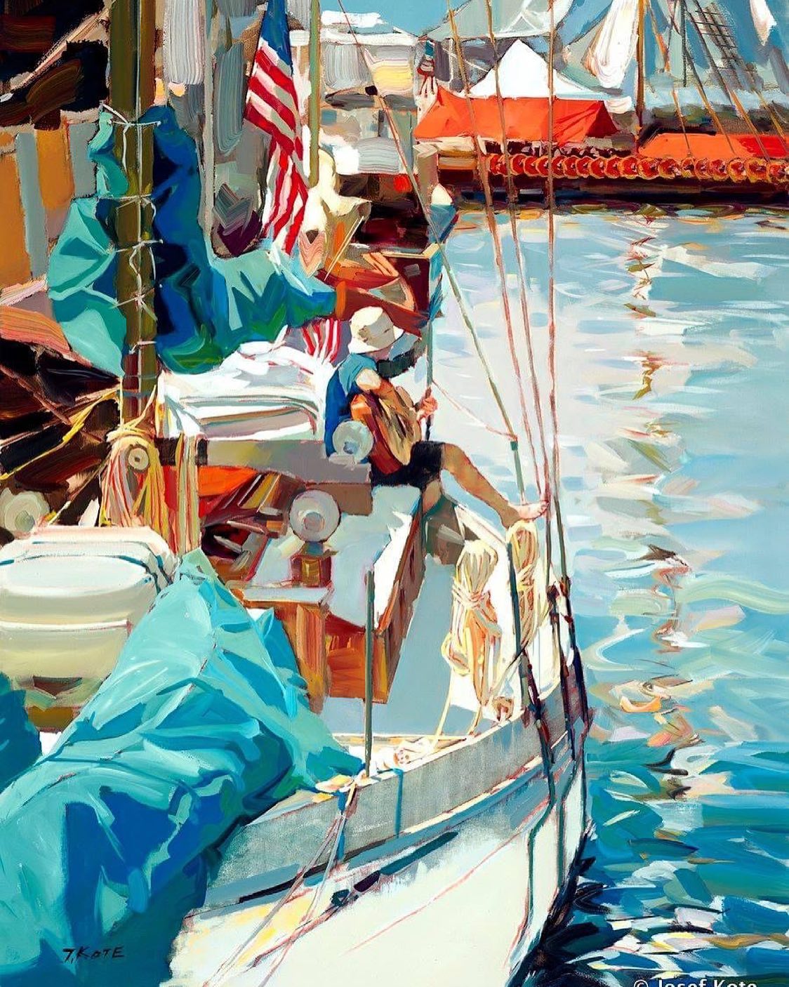 Marvelous Sunning Impasto Like Paintings By Josef Kote 11