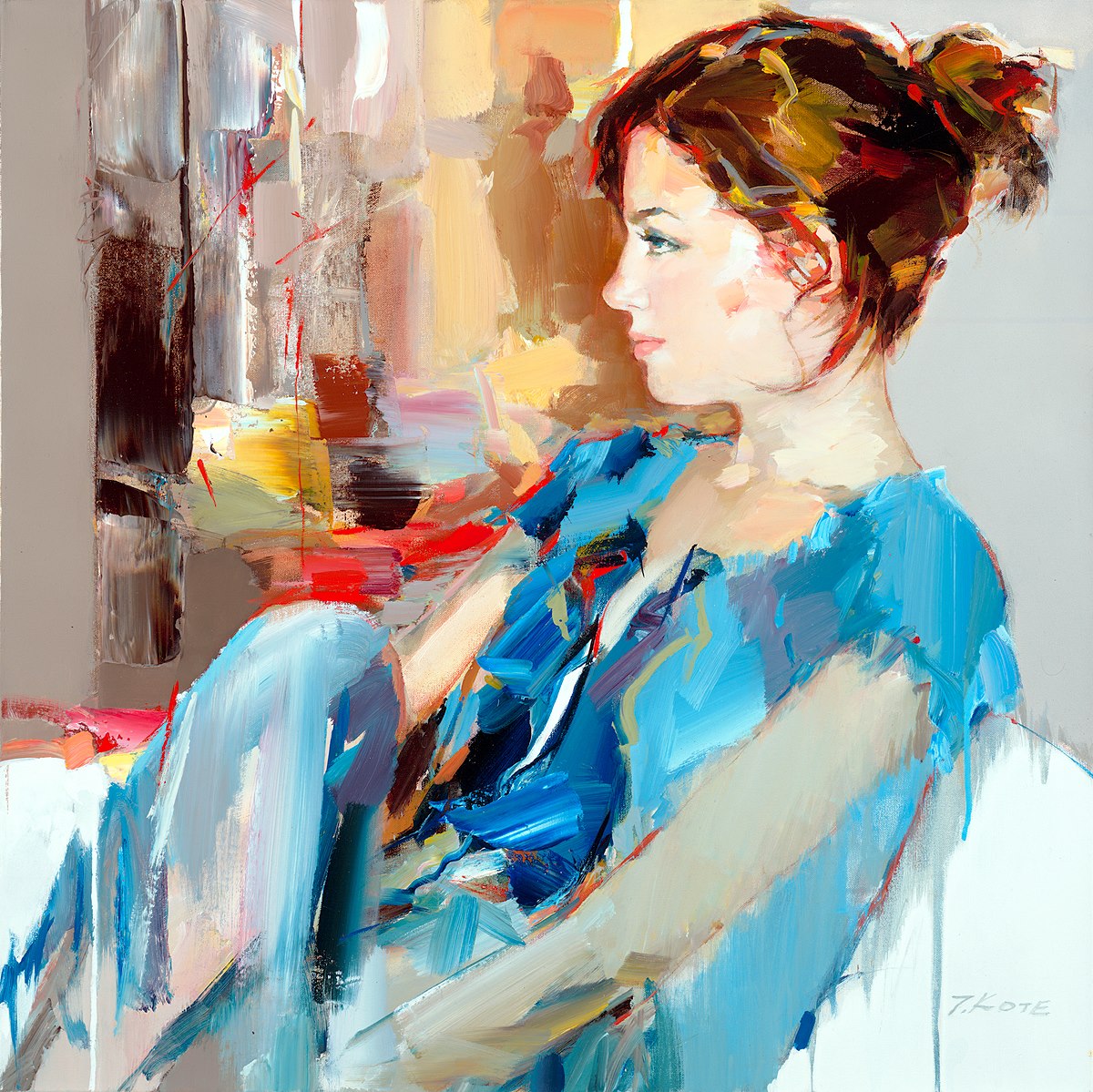 Marvelous Sunning Impasto Like Paintings By Josef Kote 4