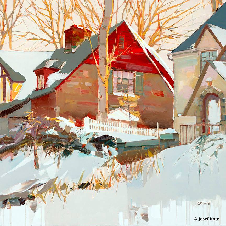 Marvelous Sunning Impasto Like Paintings By Josef Kote 6