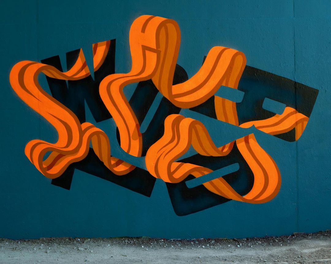 Striking 3d Typography Murals By Pref (6)