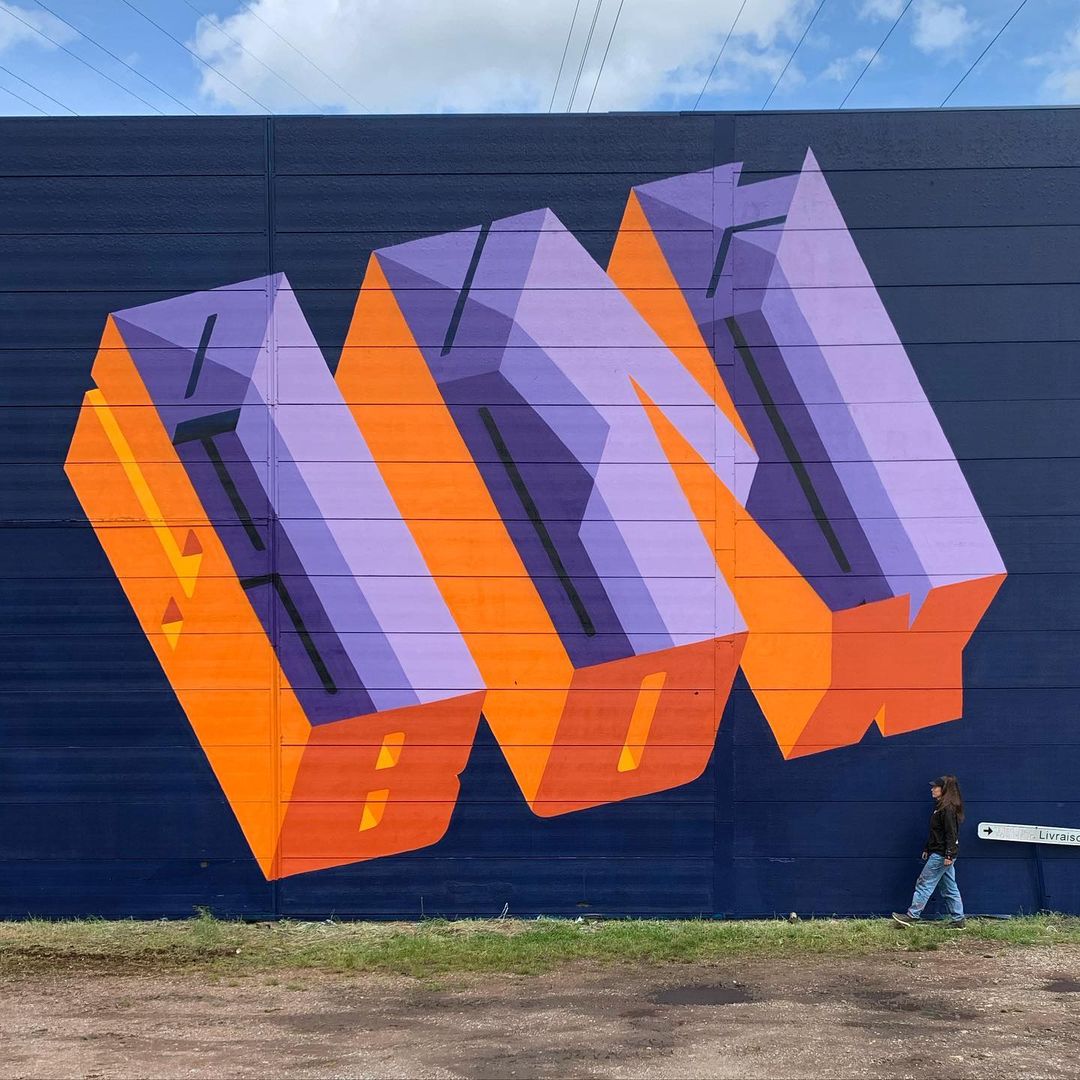 Striking 3d Typography Murals By Pref (8)