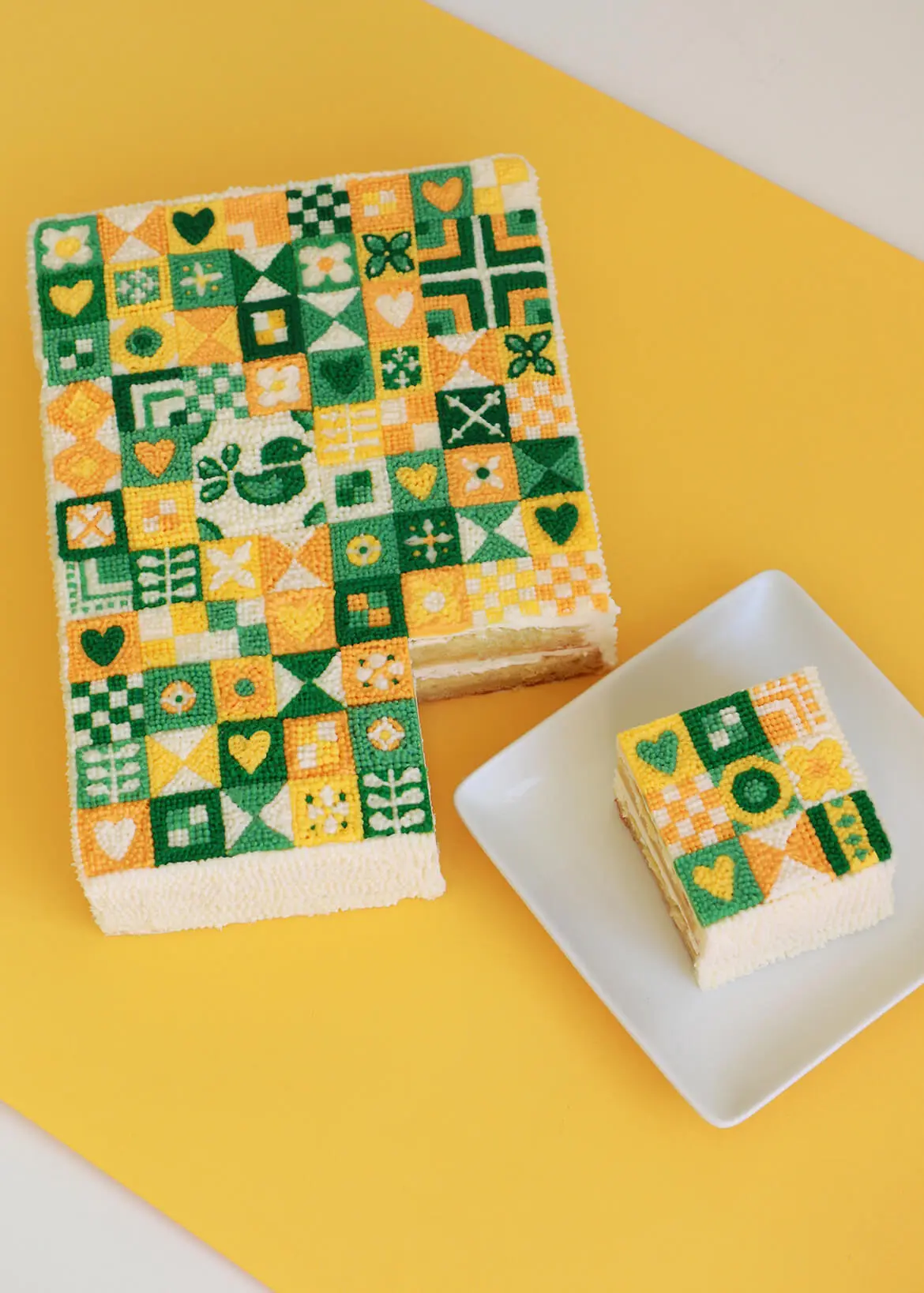 The Incredible Rug And Carpet Like Buttercream Cake Decoration Of Alana Jones Mann 1