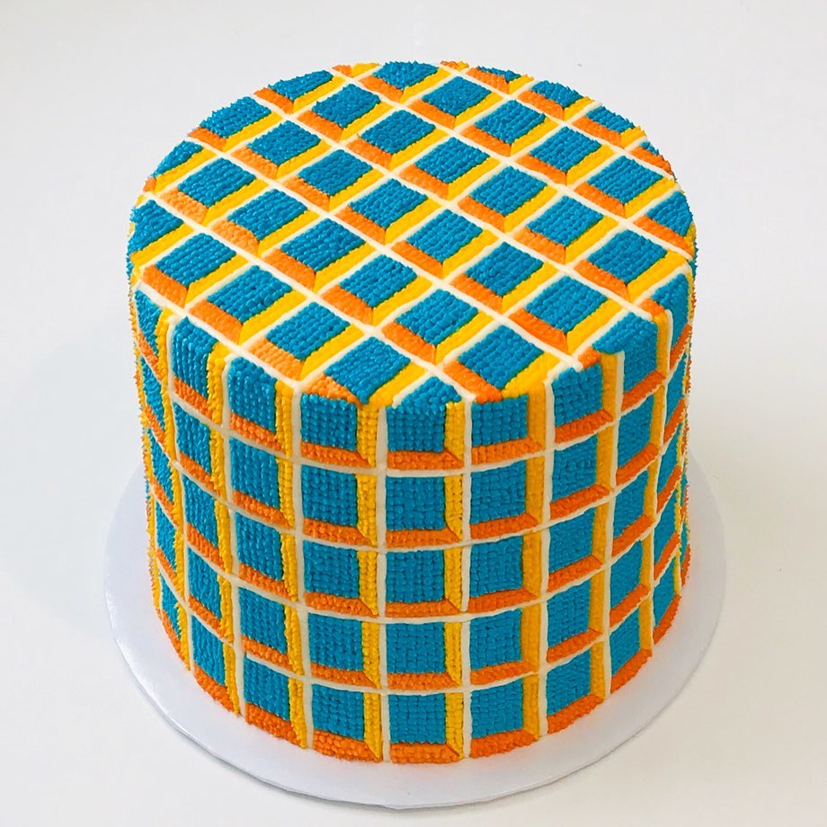 The Incredible Rug And Carpet Like Buttercream Cake Decoration Of Alana Jones Mann 7