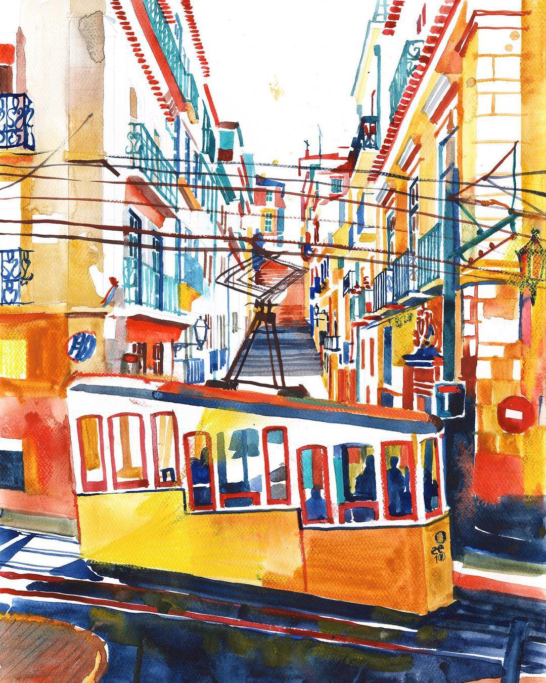 Architectural Watercolors The Extraordinary Watercolors Of Maja Wronska 11