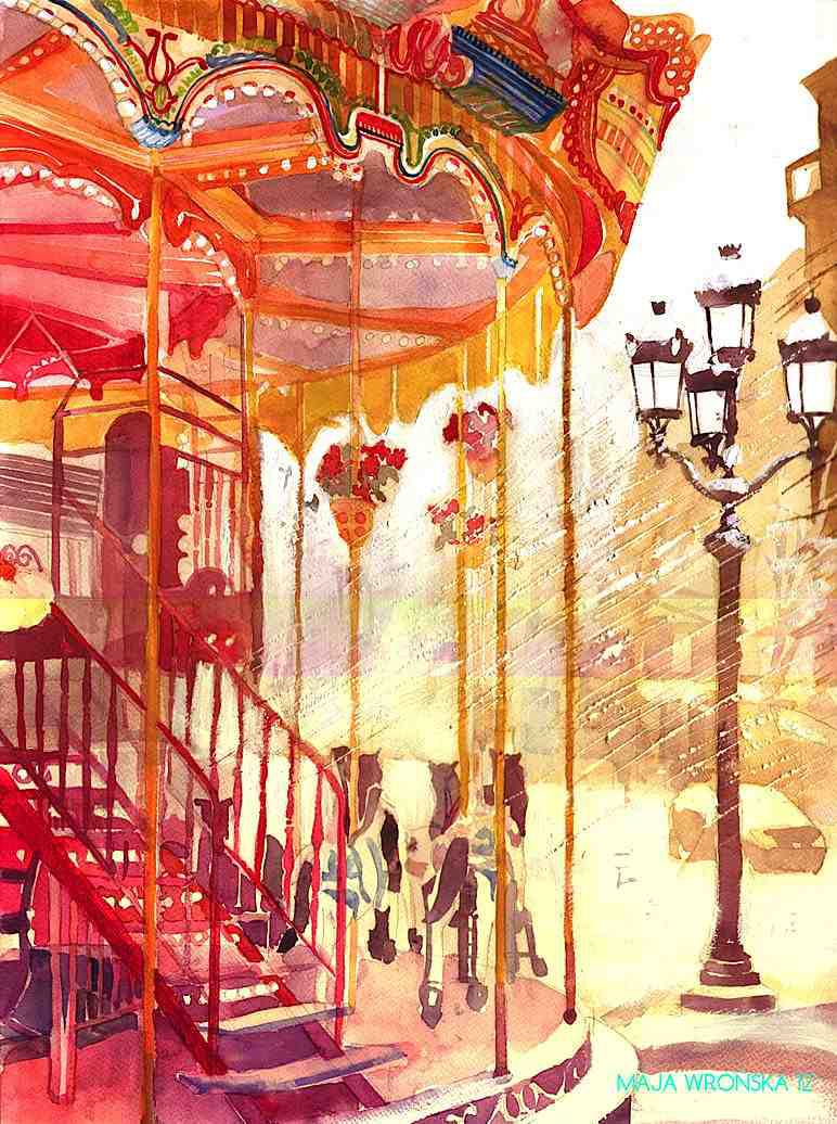 Architectural Watercolors The Extraordinary Watercolors Of Maja Wronska 15