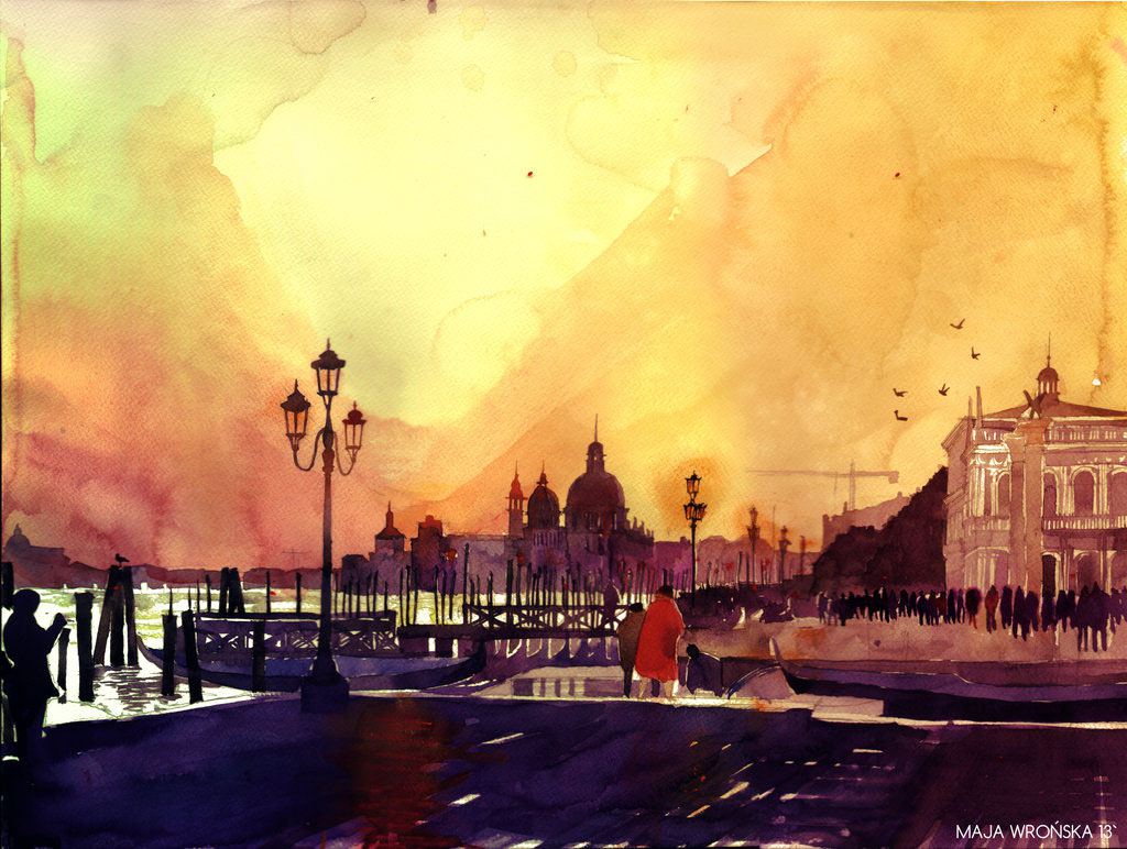 Architectural Watercolors The Extraordinary Watercolors Of Maja Wronska 5