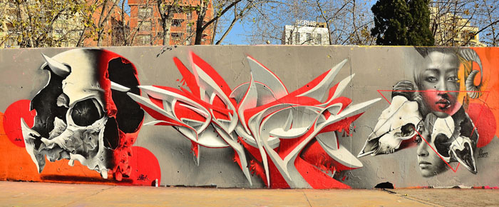 Dizzying 3d Abstract Murals By Peeta 15