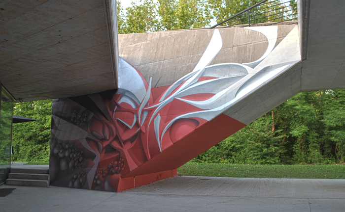 Dizzying 3d Abstract Murals By Peeta 17