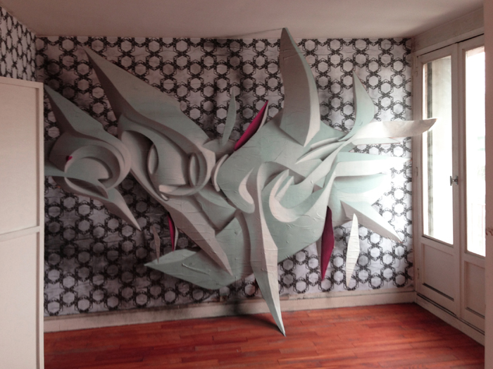 Dizzying 3d Abstract Murals By Peeta 22