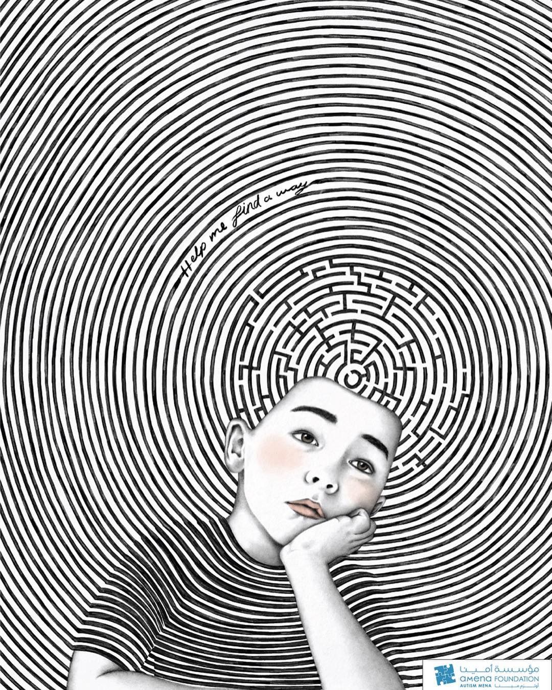 Gorgeous Female Portraits Decorated With Abstract And Floral Patterns By Sofia Bonati 4