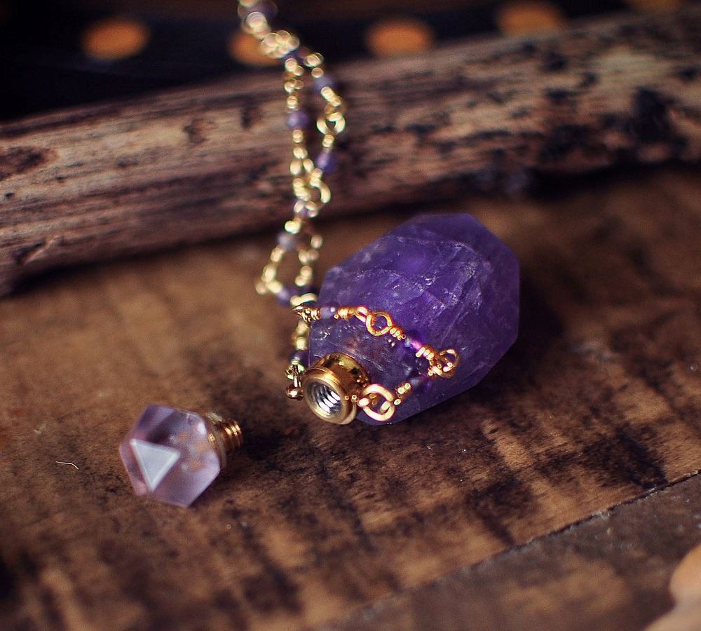 Gorgeous Witchs Potion Bottle Necklaces By Elithien 7