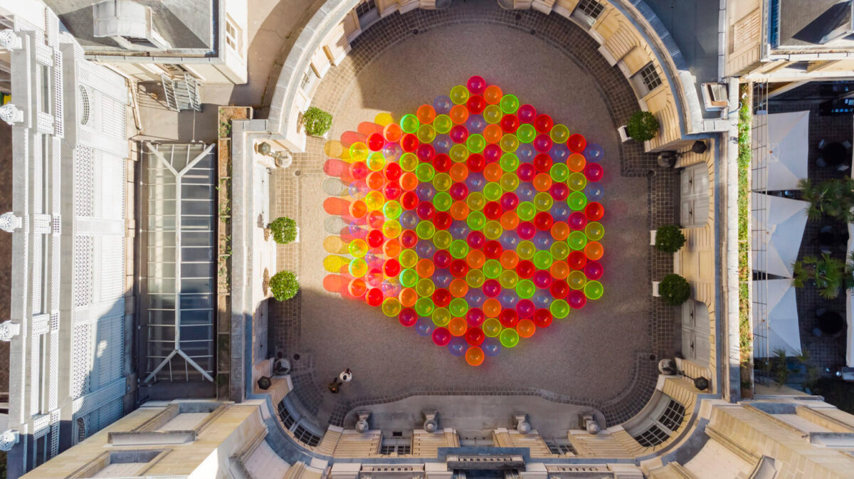 Hypnotic Multicolored Installations By Liz West 2