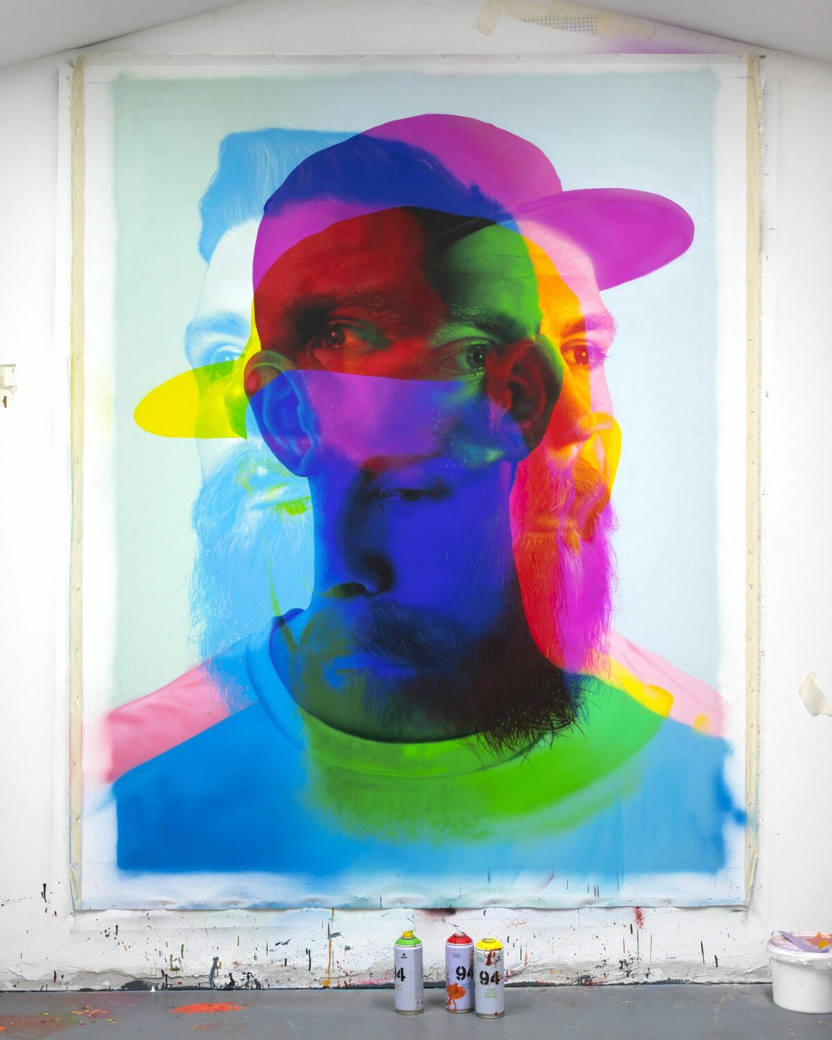 Incredible Large Scale Figurative Murals With Rgb Aesthetic By Aches 15