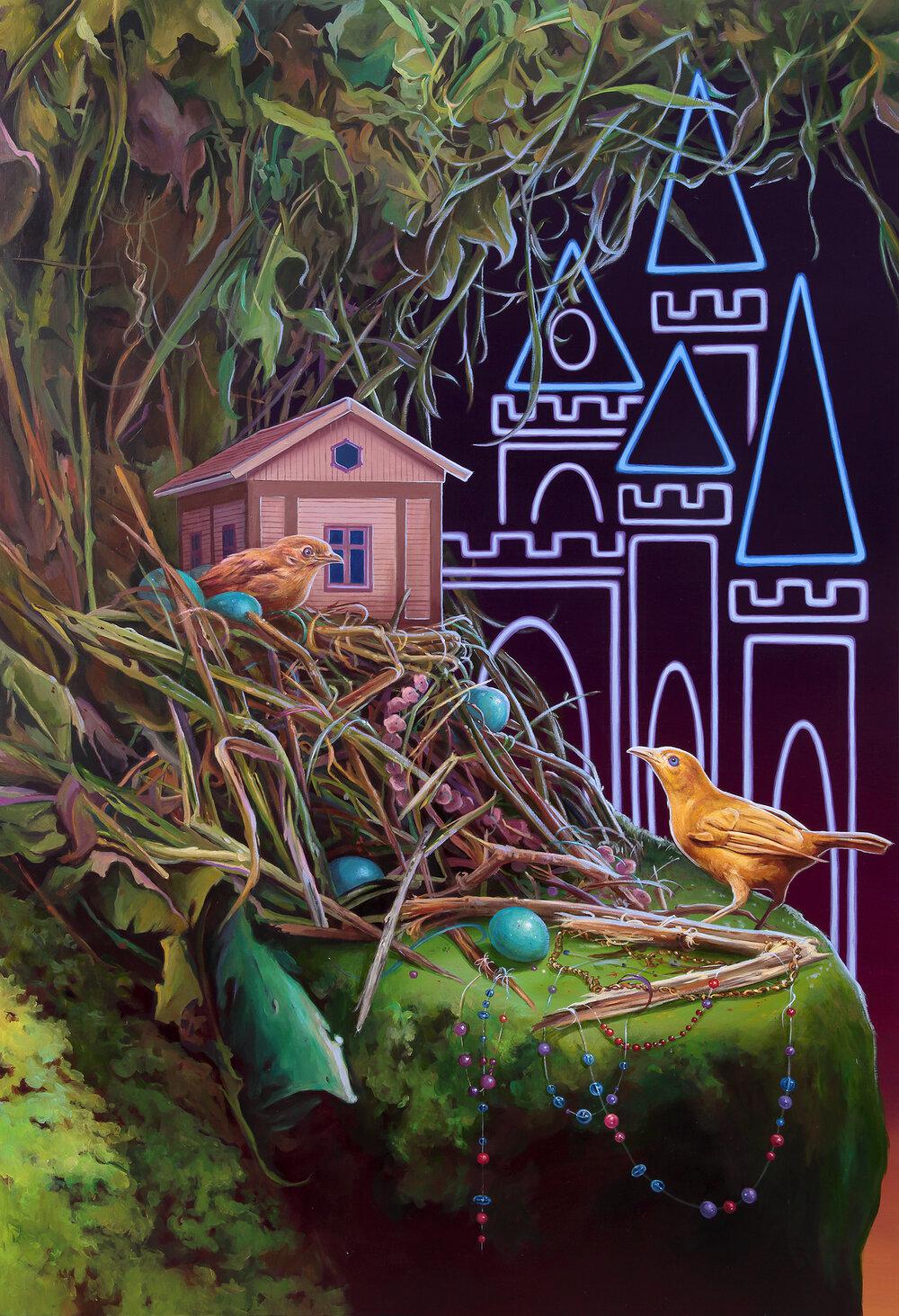 Light My Way Home Sublime Surrealist Paintings By Gigi Chen 11