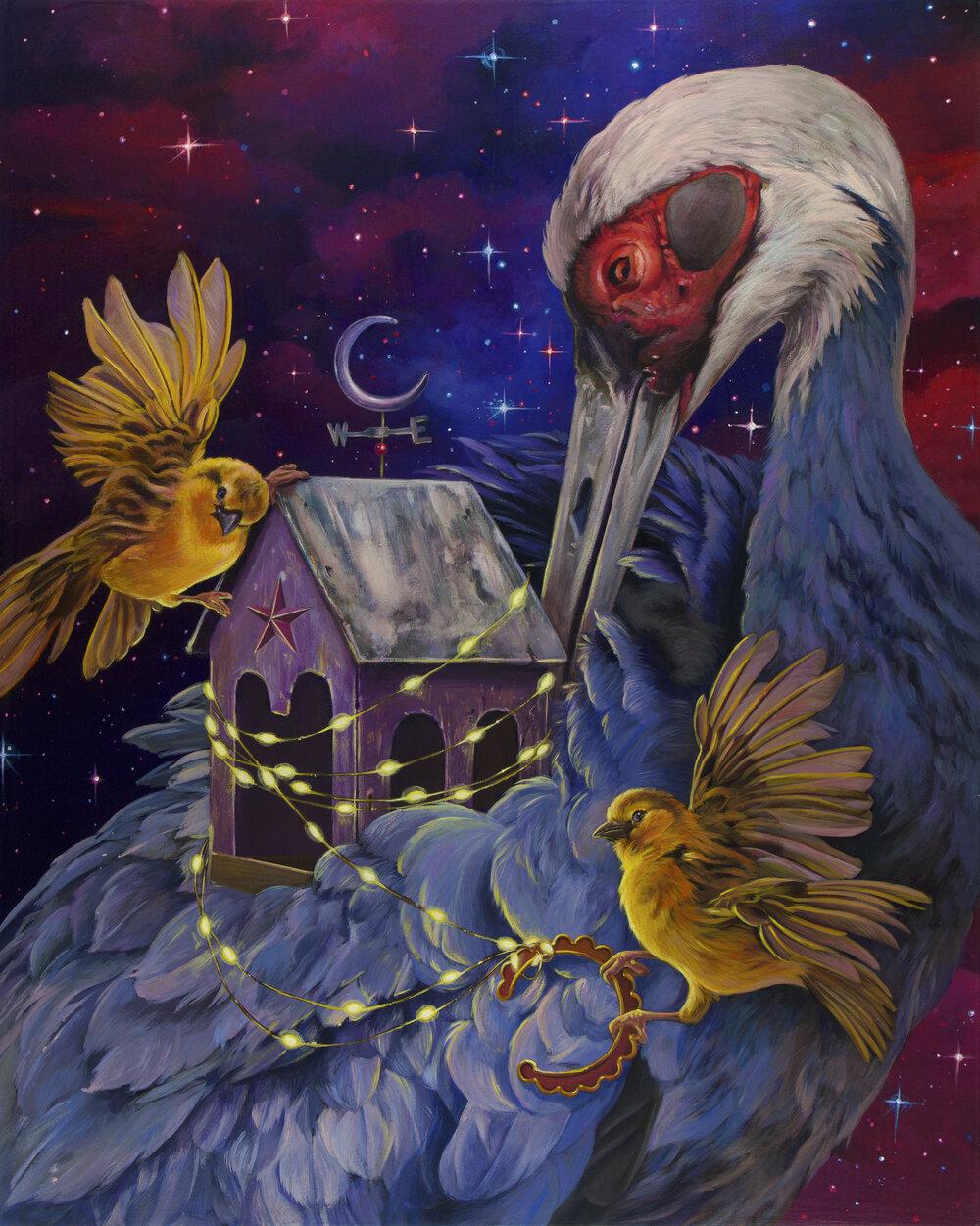 Light My Way Home Sublime Surrealist Paintings By Gigi Chen 3