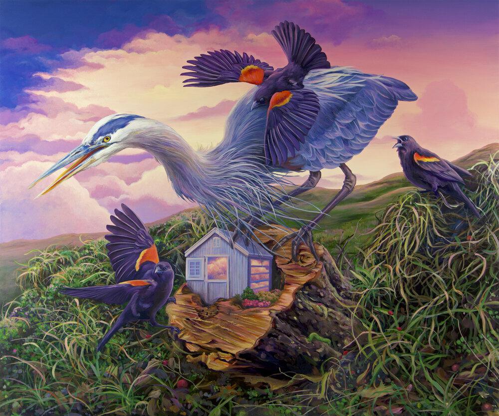 Light My Way Home Sublime Surrealist Paintings By Gigi Chen 4