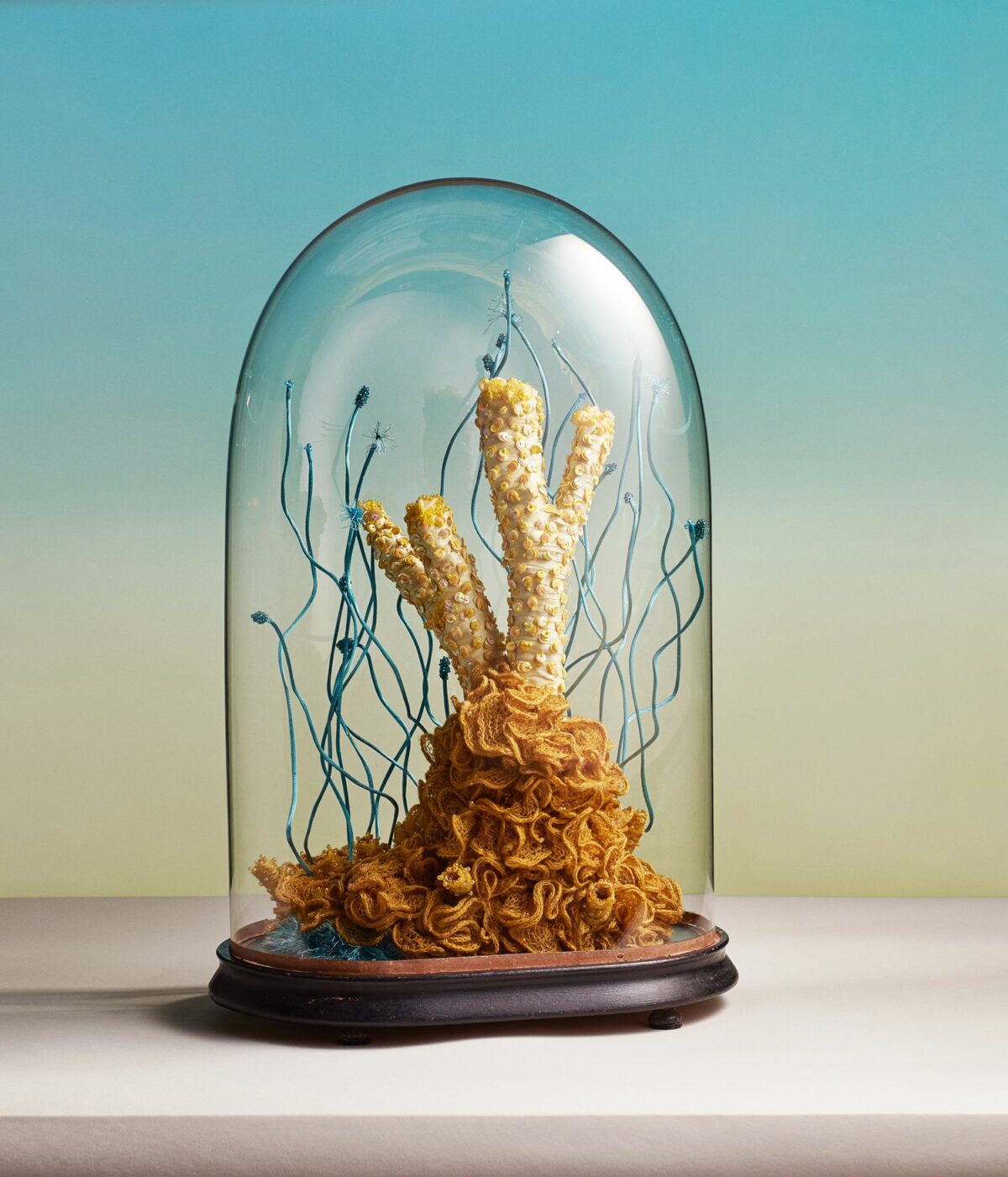 Lungs Of The Ocean Captivating Embroidered Coral Sculptures By Aude Bourgine 14