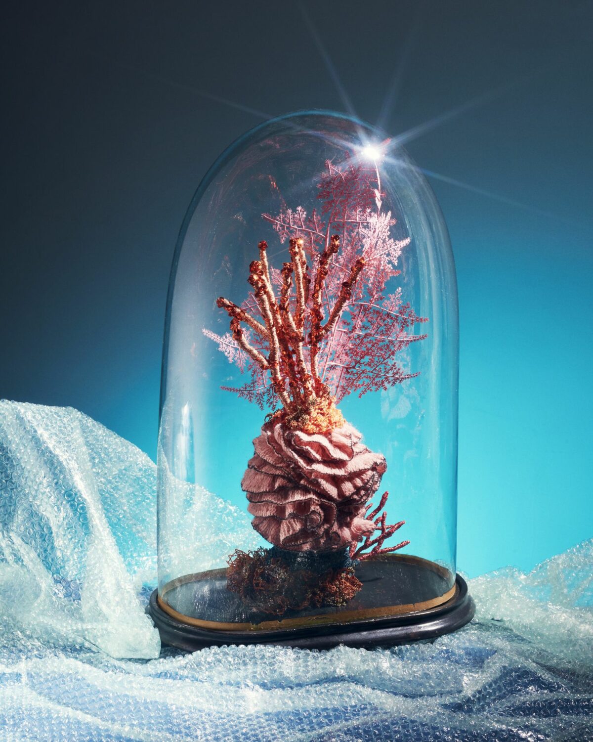 Lungs Of The Ocean Captivating Embroidered Coral Sculptures By Aude Bourgine 3