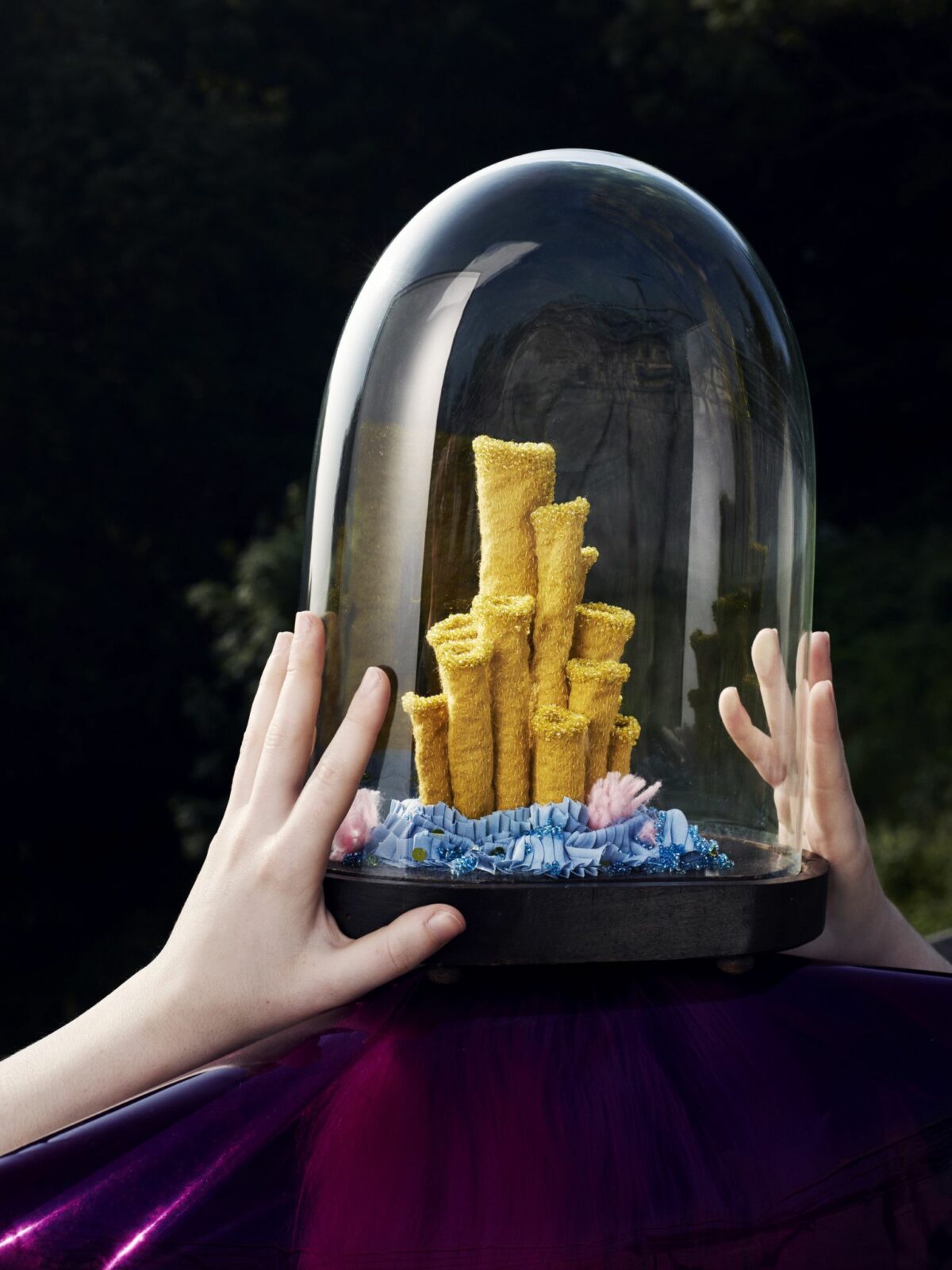 Lungs Of The Ocean Captivating Embroidered Coral Sculptures By Aude Bourgine 7