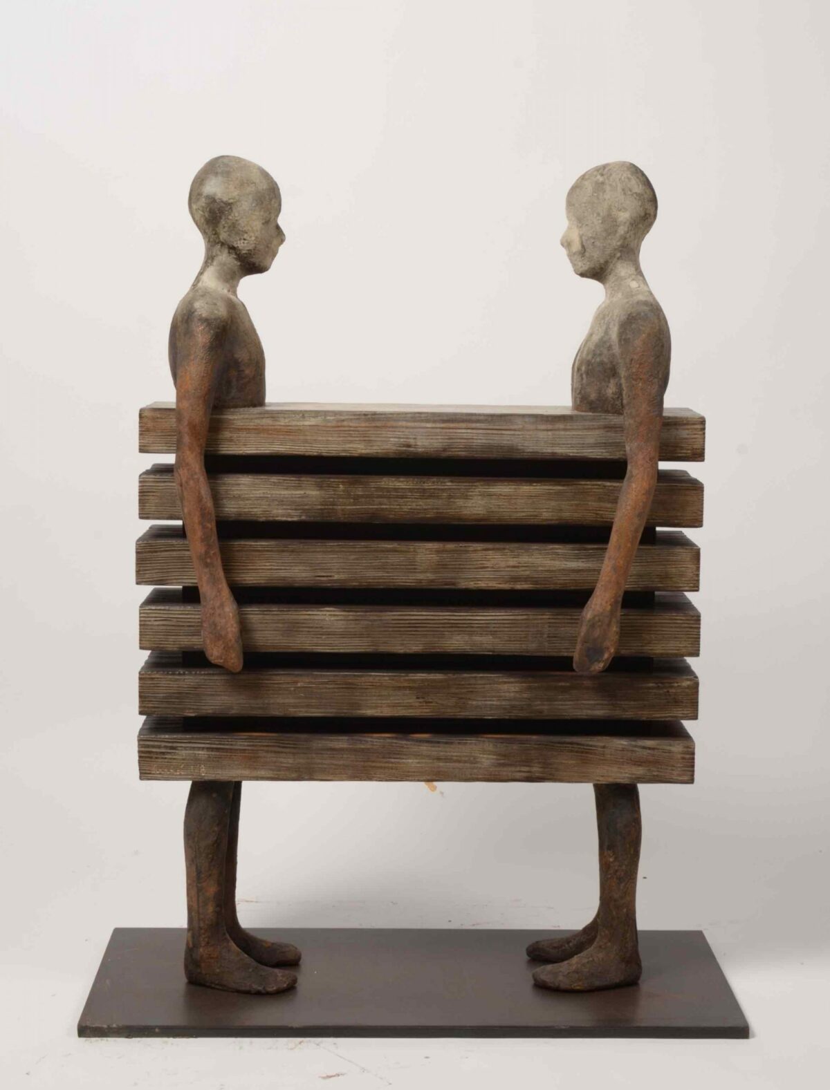 Thoughtful Surrealist Bronze Sculptures By Jesus Curia 3