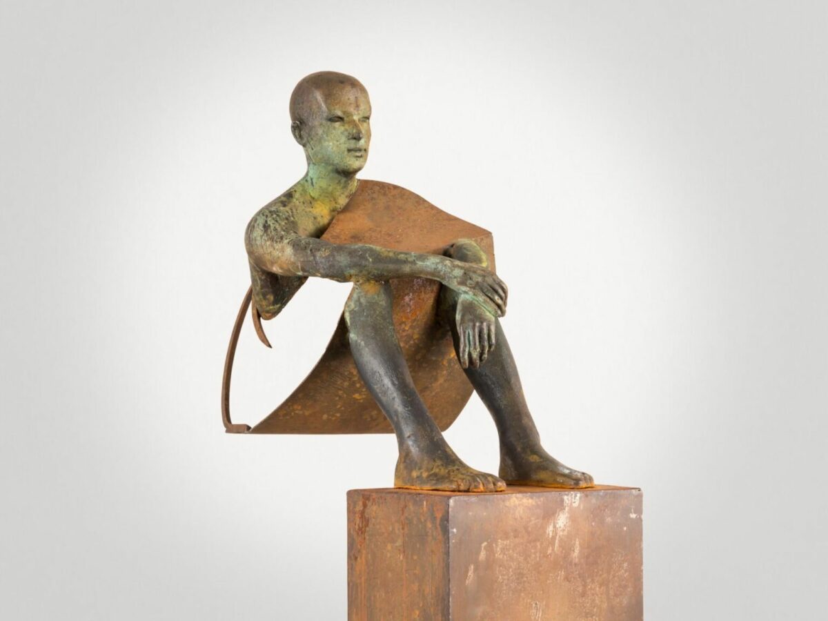 Thoughtful Surrealist Bronze Sculptures By Jesus Curia 8