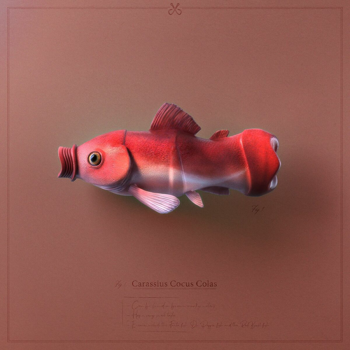 Trash Fish Clever 3d Illustration Series By Joren Van Suijlekom 1