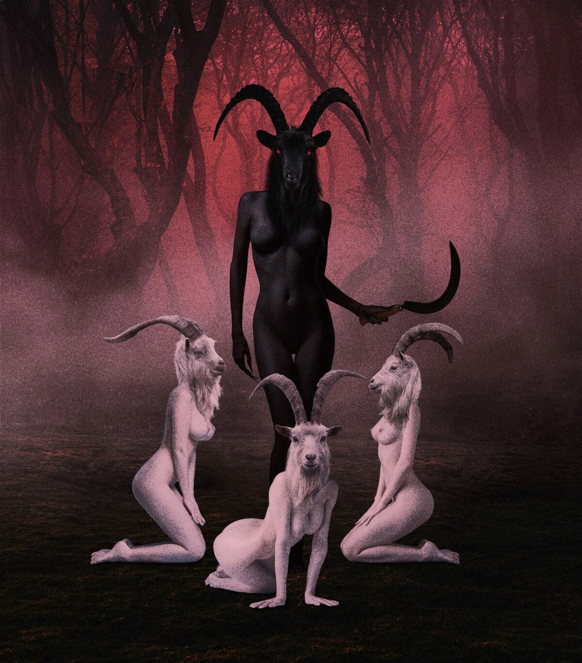 Whimsical Dark Digital Collages By Slutfocate 4