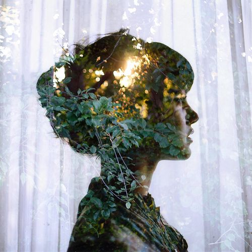 Wonderful Double Exposure Portraits By Sara K Byrne 1
