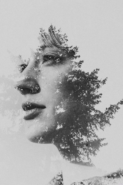 Wonderful Double Exposure Portraits By Sara K Byrne 11