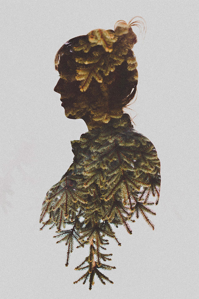 Wonderful Double Exposure Portraits By Sara K Byrne 6