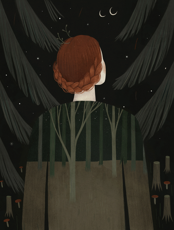 Wonderful Magical Illustrated Gifs By Alexandra Dvornikova 6