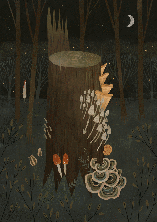 Wonderful Magical Illustrated Gifs By Alexandra Dvornikova 8
