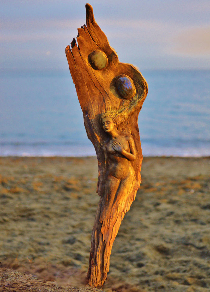 Elements Of Nature Transformed Into Stunning Mystical Sculptures By Debra Bernier 17
