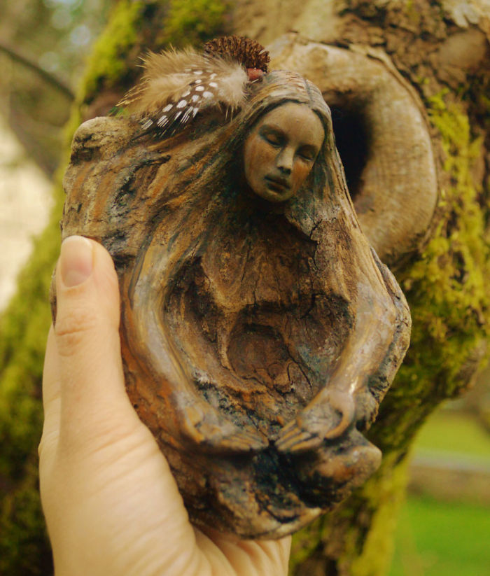 Elements Of Nature Transformed Into Stunning Mystical Sculptures By Debra Bernier 25