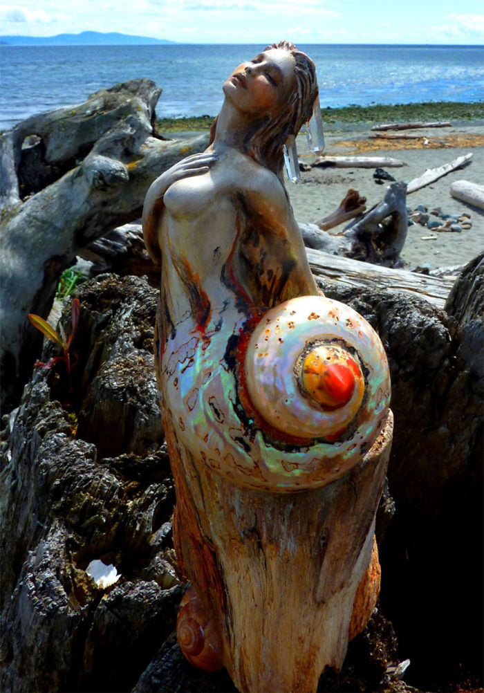 Elements Of Nature Transformed Into Stunning Mystical Sculptures By Debra Bernier 31